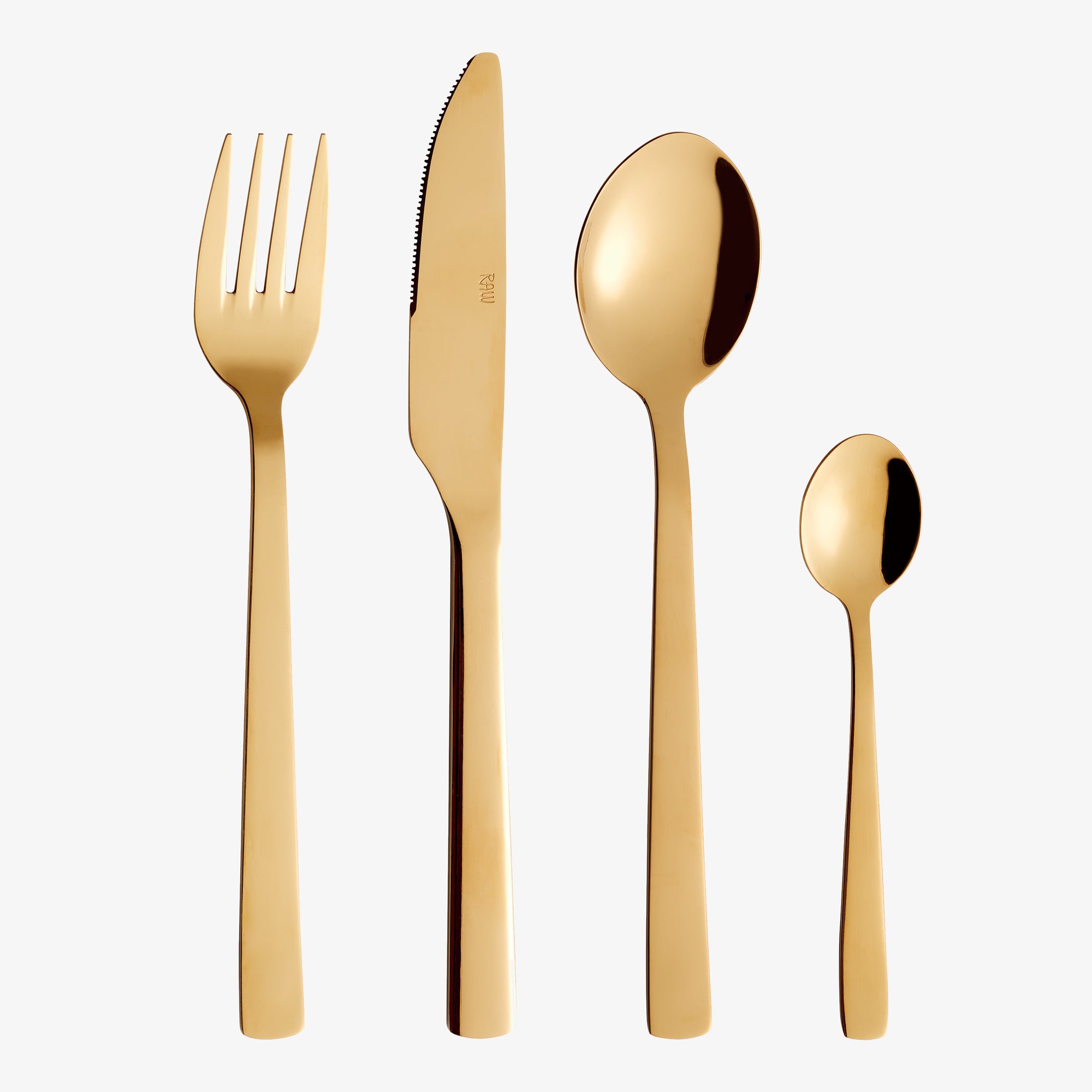 RAW cutlery set 48 pieces | Gold