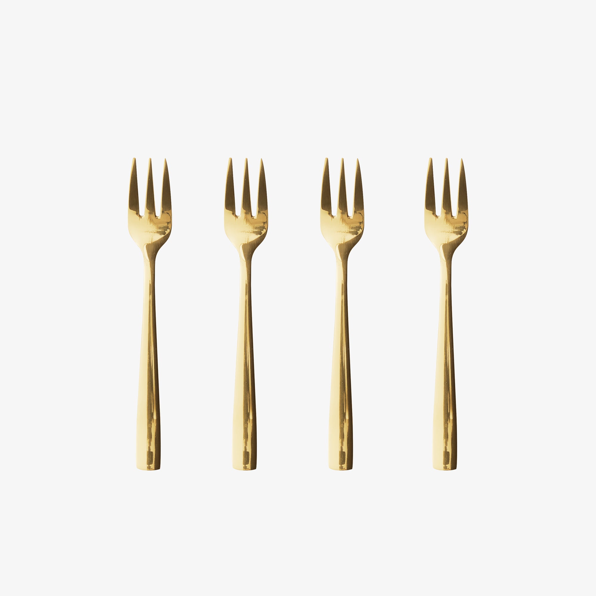 RAW cake fork 4 pcs. | Gold