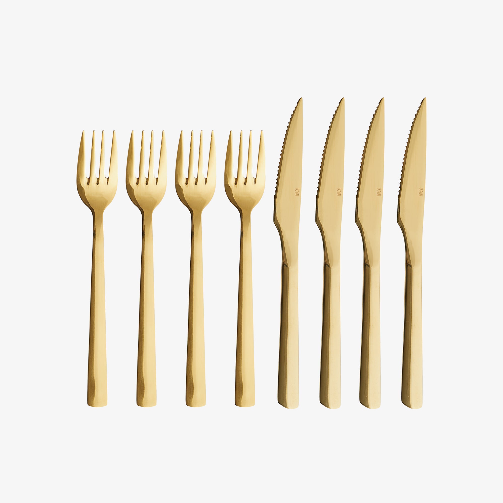 RAW 8 piece steak set | Gold