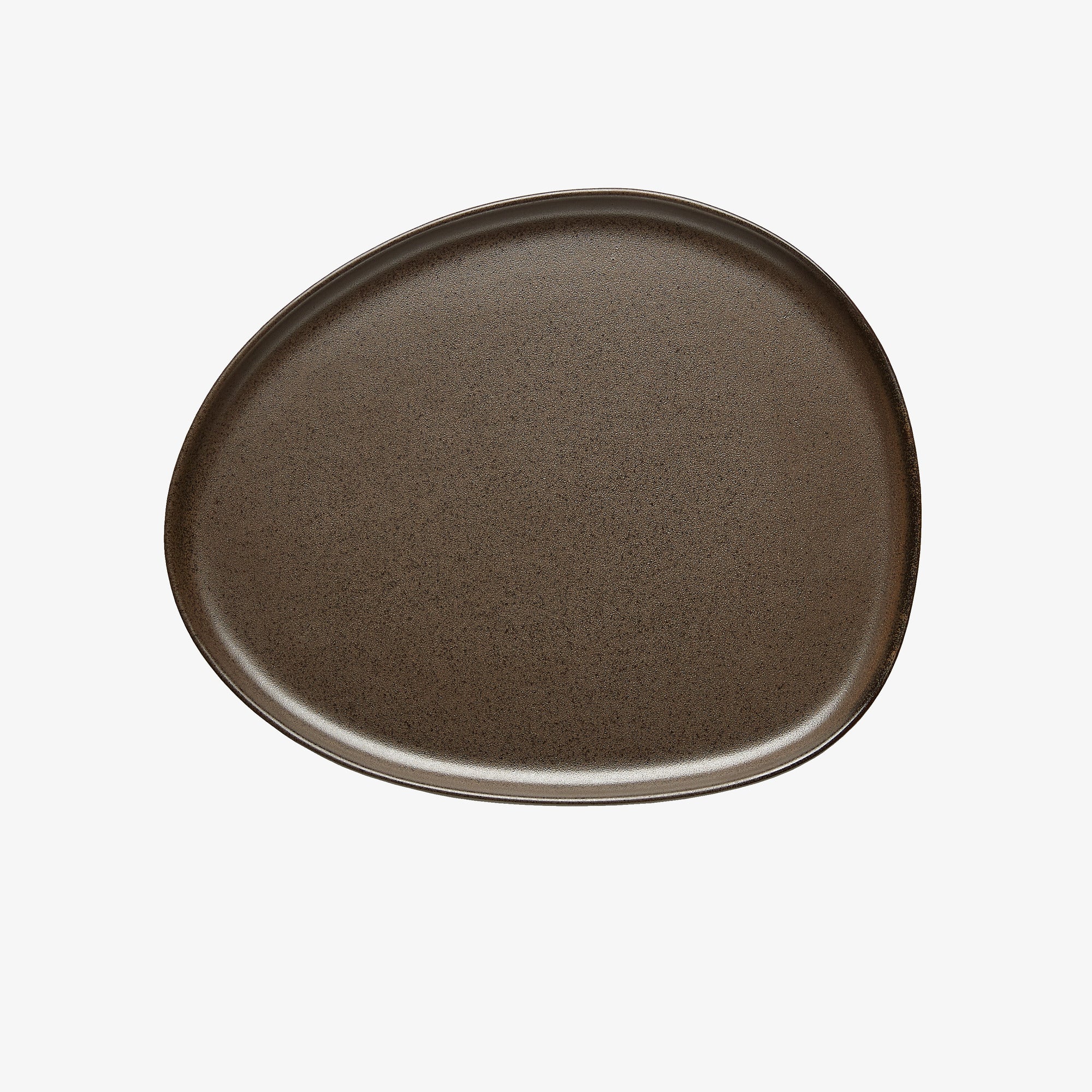 RAW Organic lunch plate | Metallic Brown