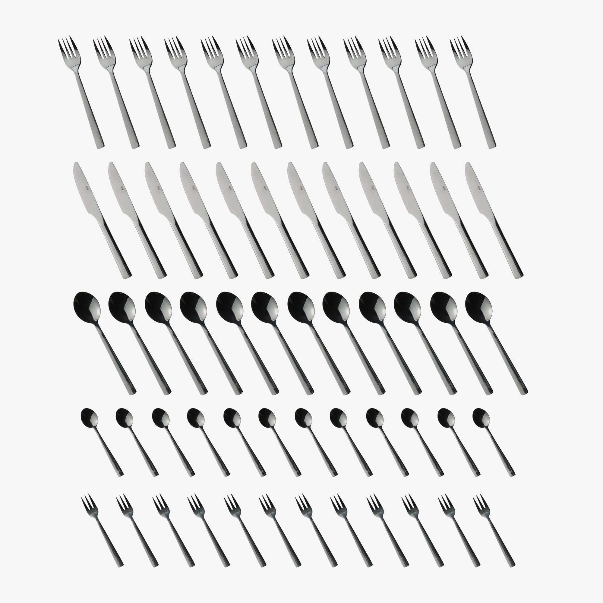RAW 60-piece cutlery set | Shiny Black