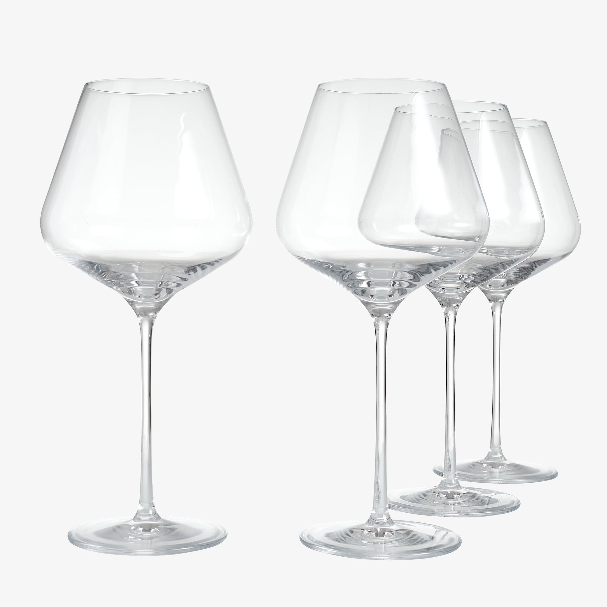 Connoisseur extravagant - for brighter  redwine  4 pcs | Clear