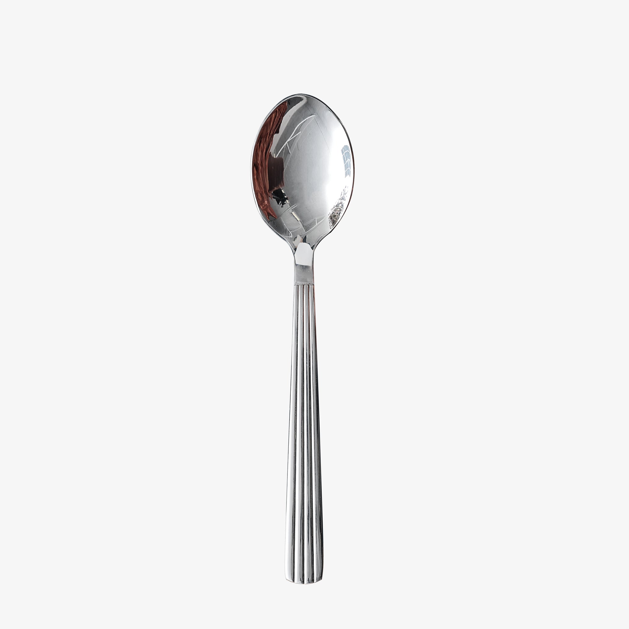 Groovy dessert spoon | Mirror Polish