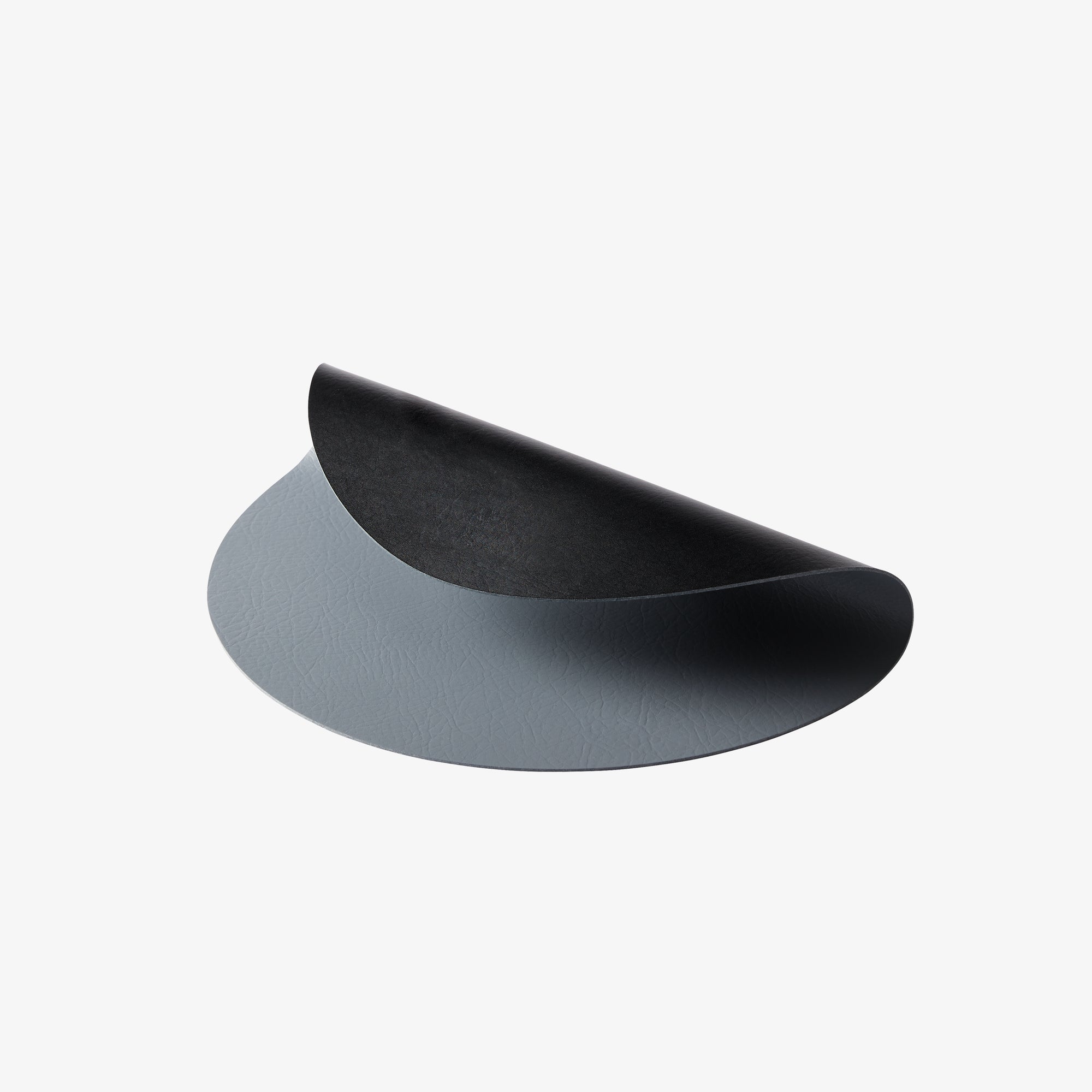 Quadro reversible placemat round | Black/Grey