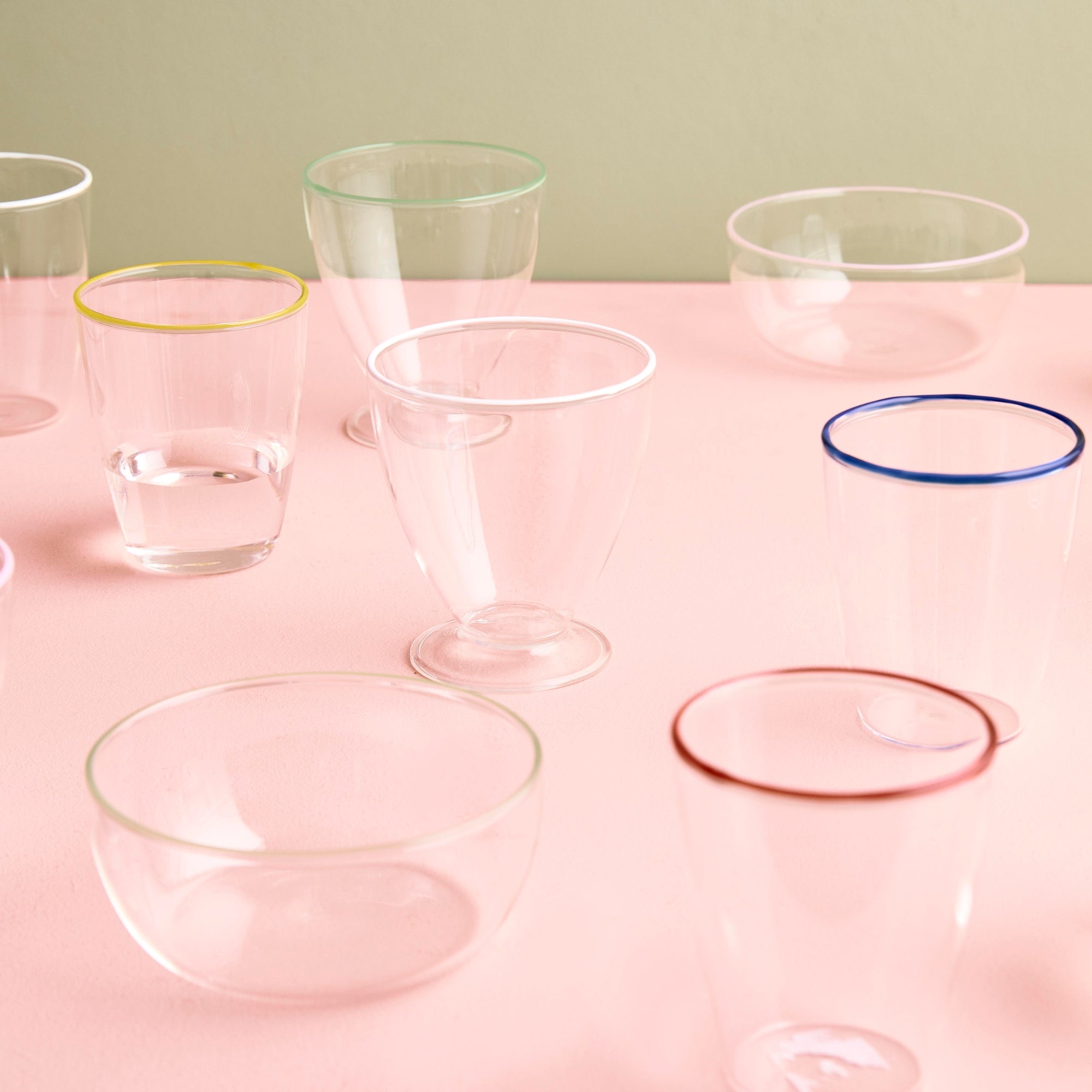 Art dessert glass | Mozarella