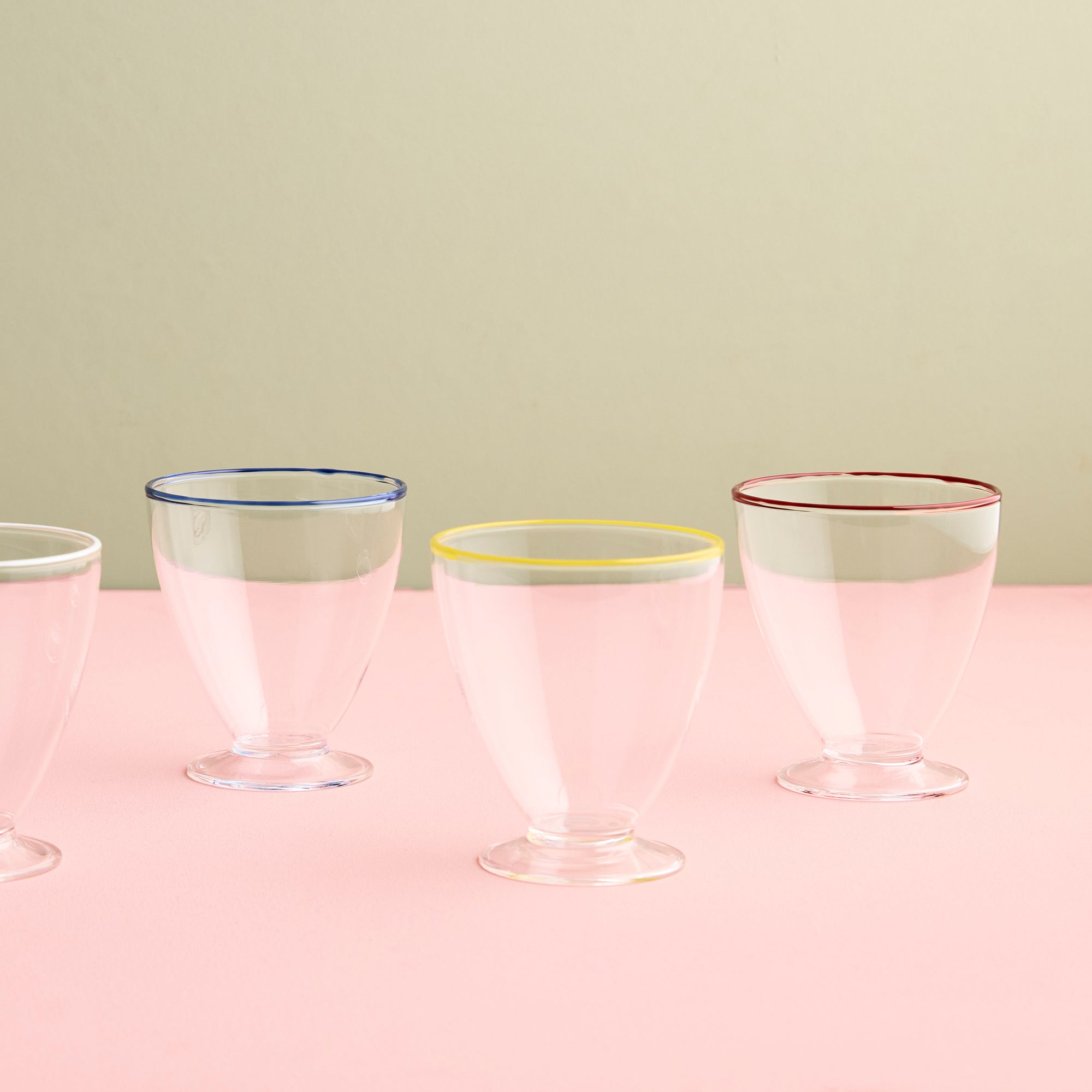 Art dessert glass | Blueberry
