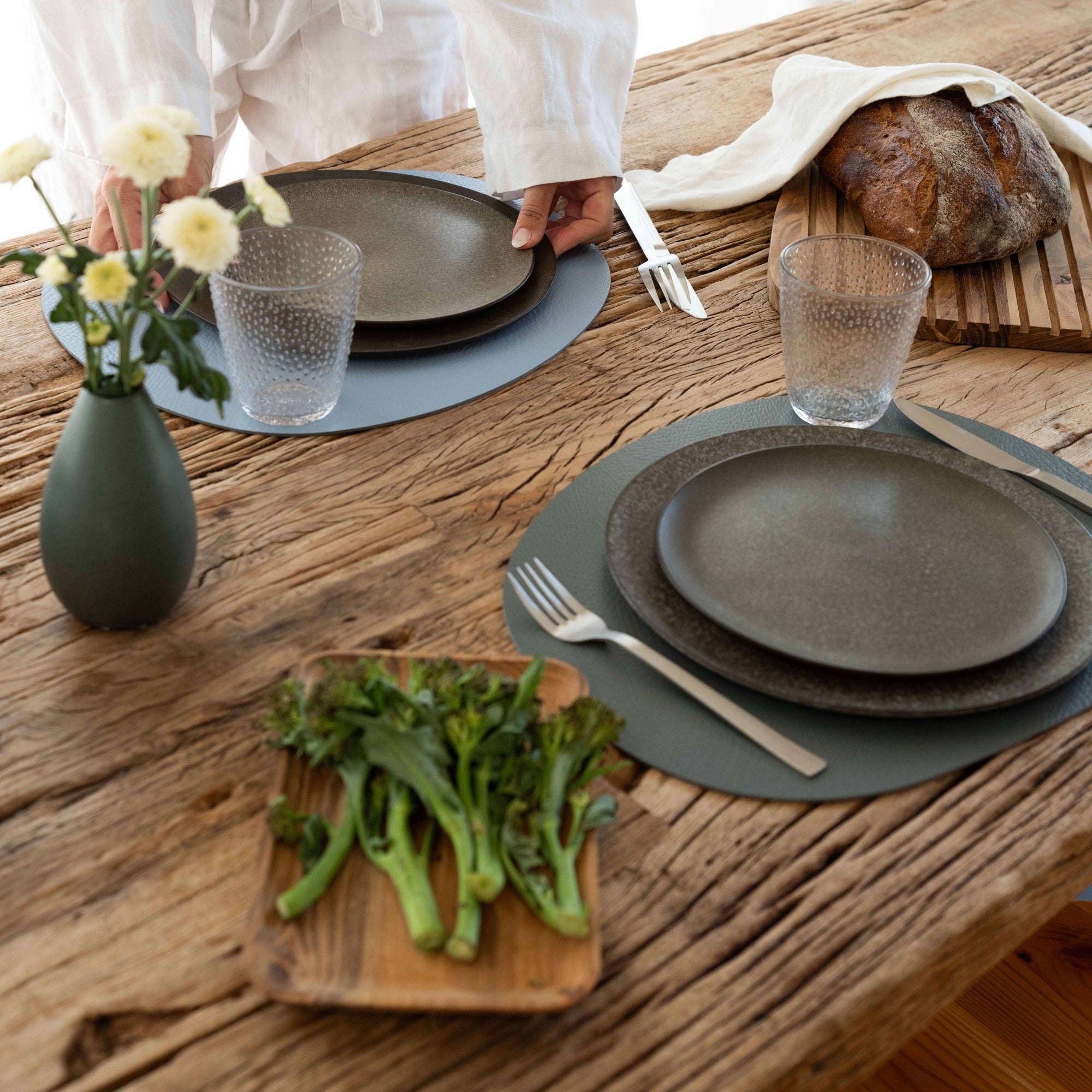 RAW Buffalo placemat | Dark gray