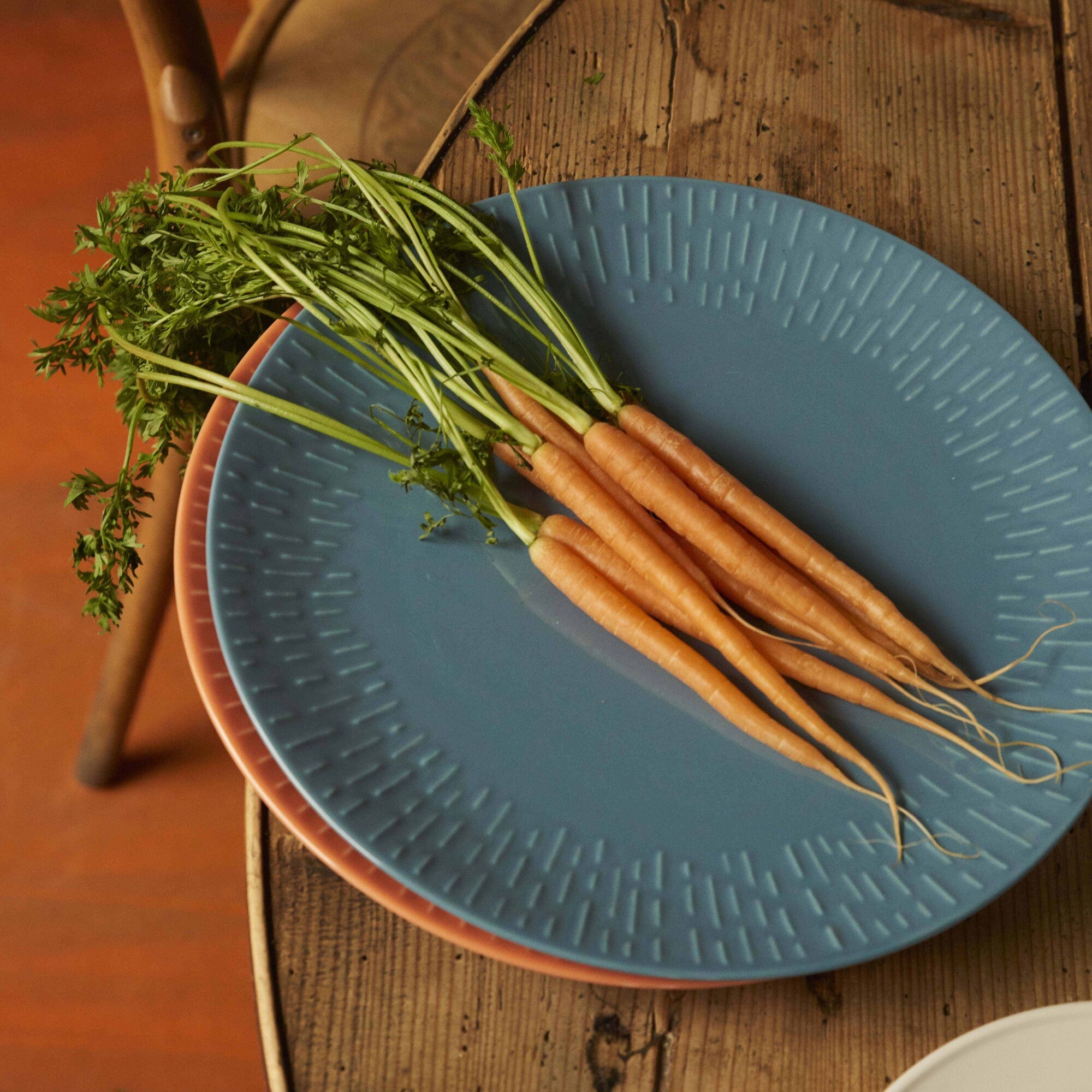 Confetti dinner plate | Apricot