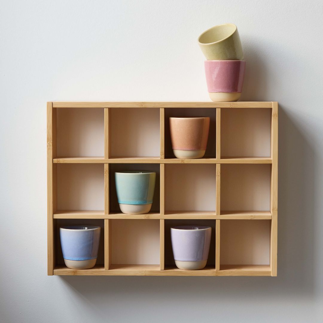 RAW Colour mug without handle 6 pcs. 30 cl | Mix