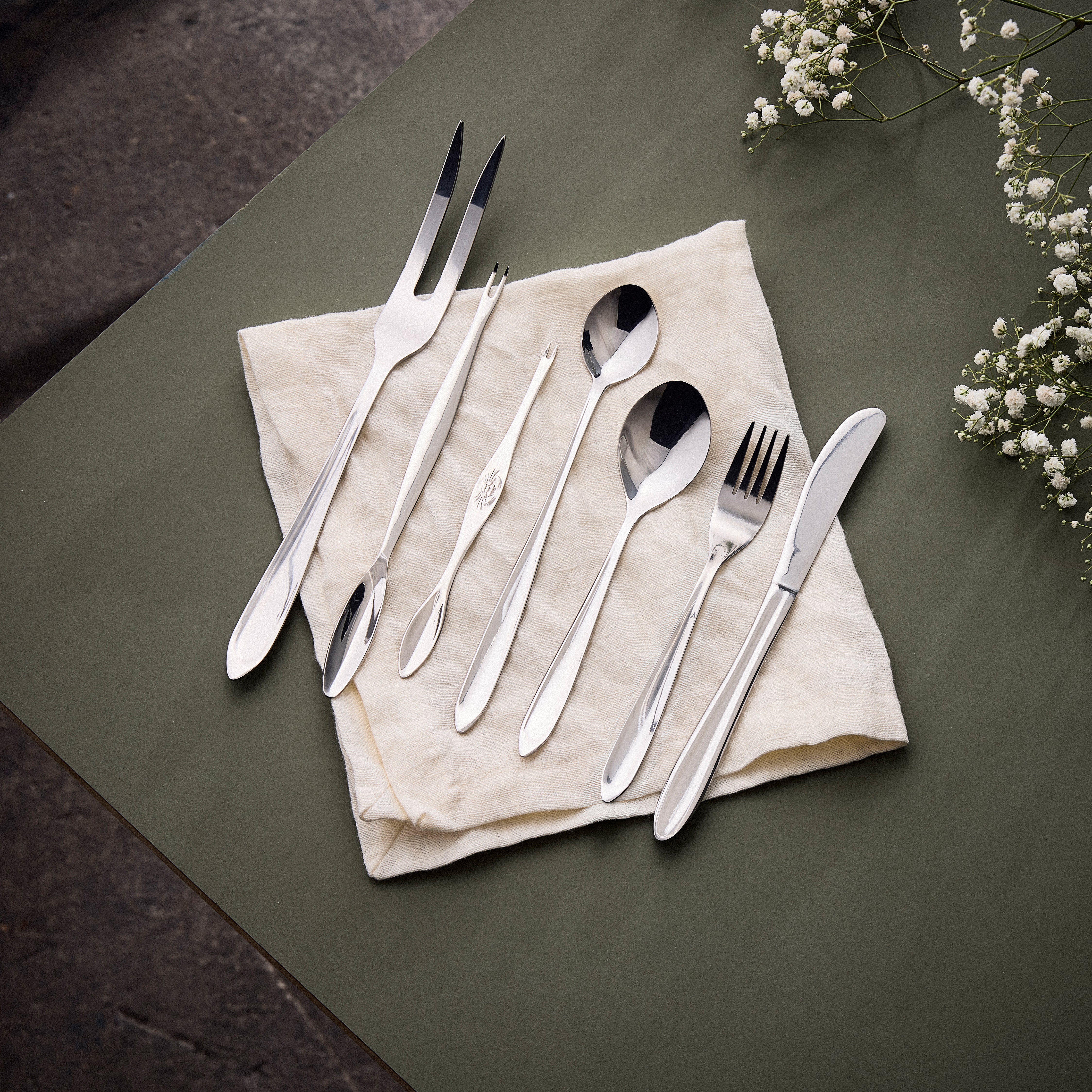 Gastro lunch / dessert fork | Mirror Polish