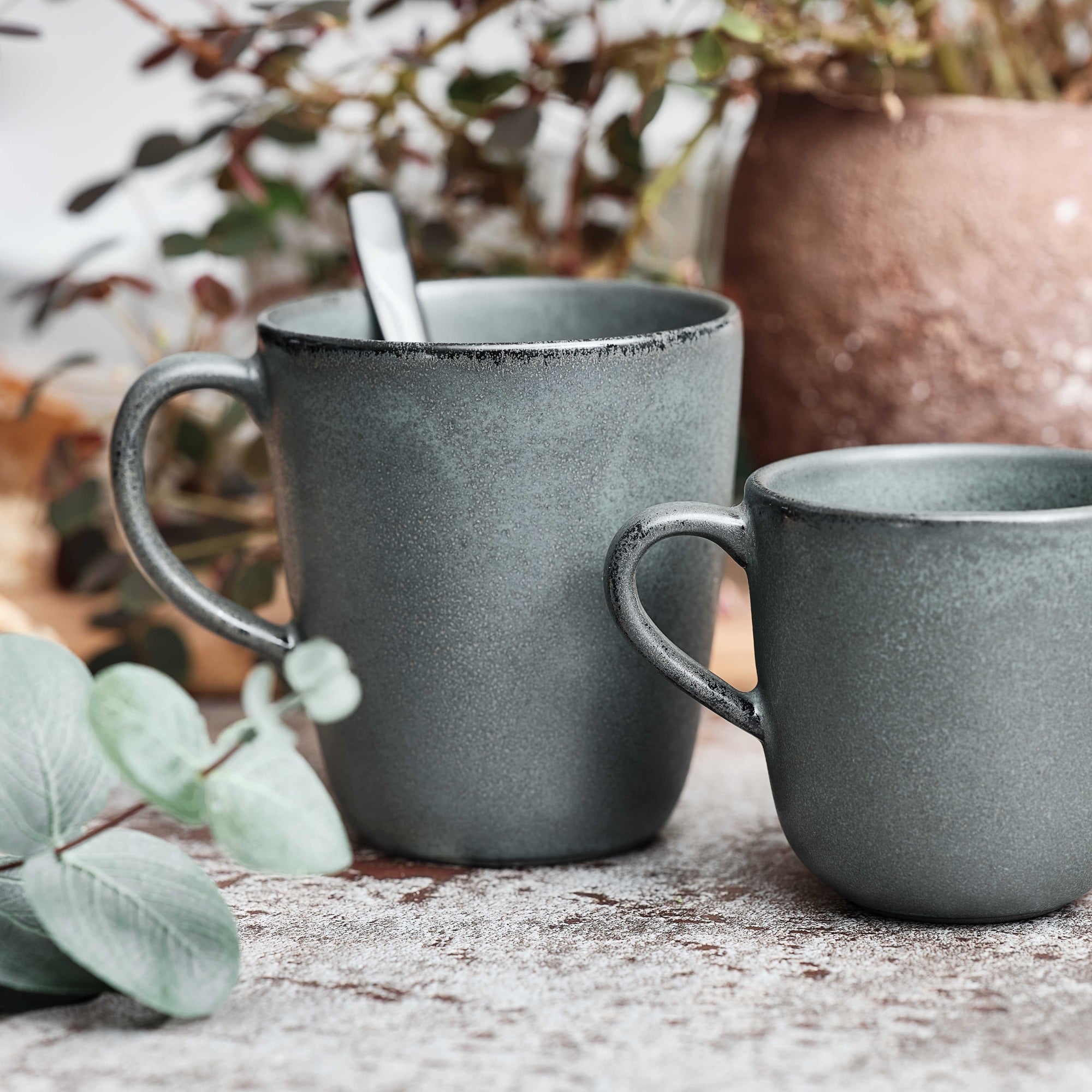 RAW mug with handle 4 pcs. | Northern Green