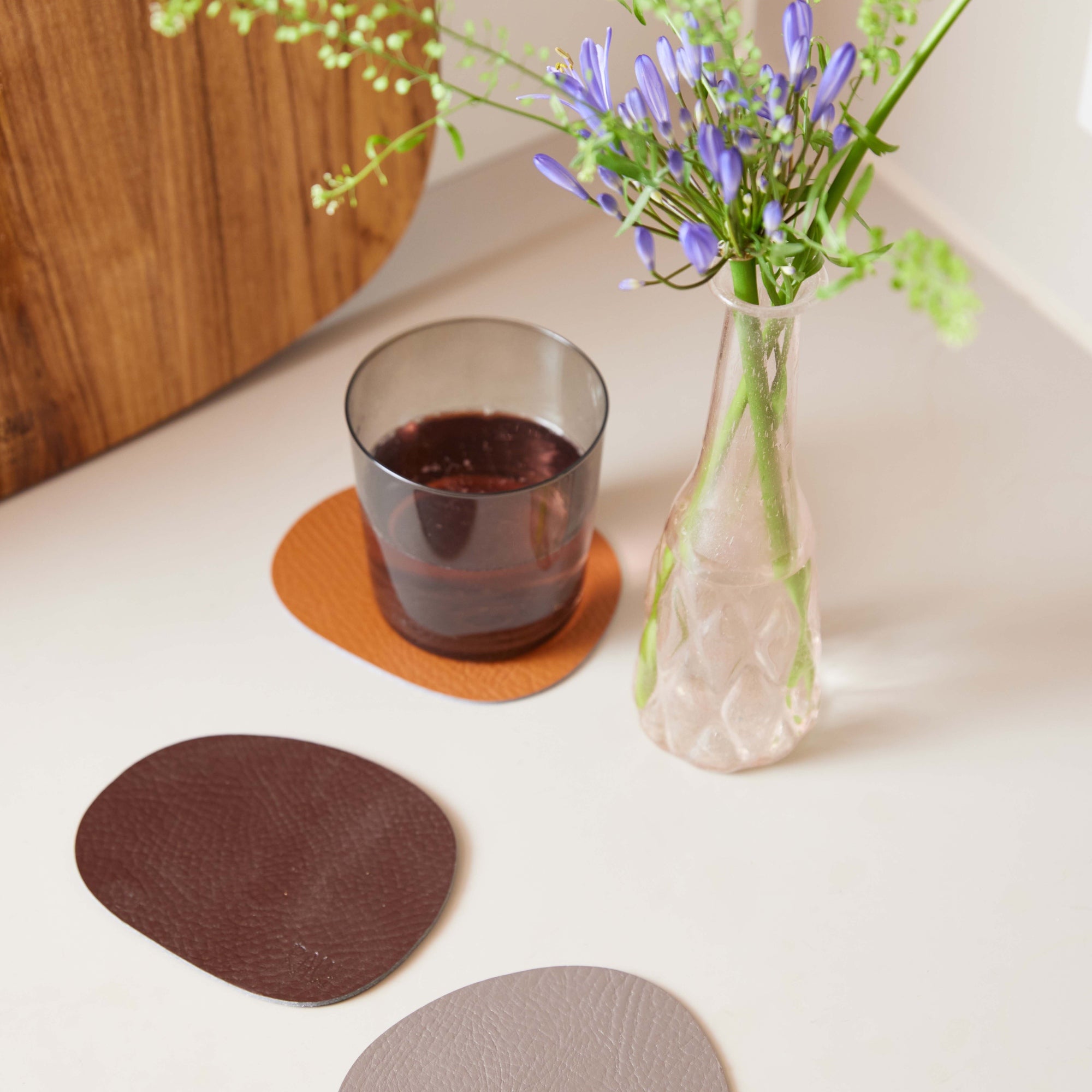 RAW water glass 4 pcs. | Smoke
