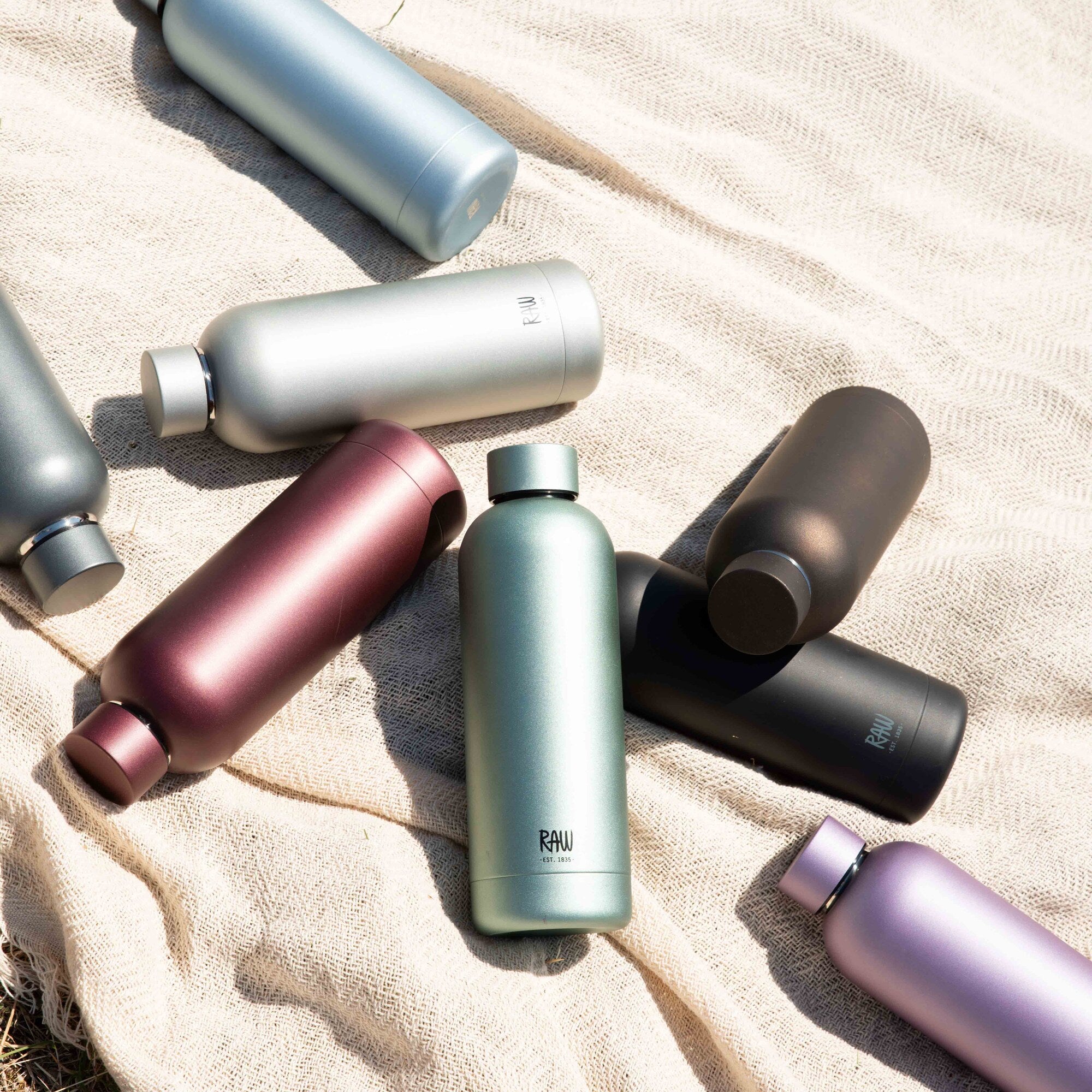 RAW To Go thermo bottles | Matte Brown