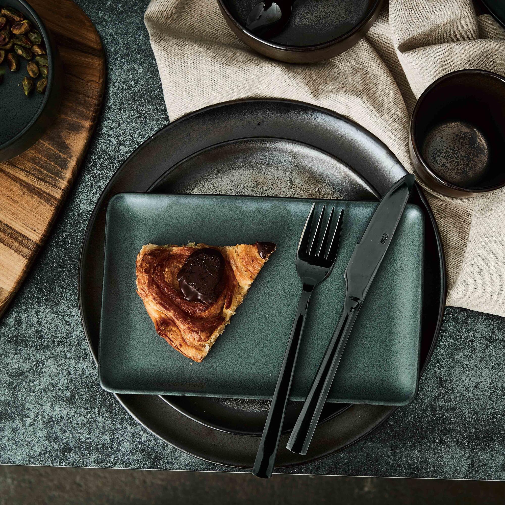 RAW rectangular lunch plate | Northern Green