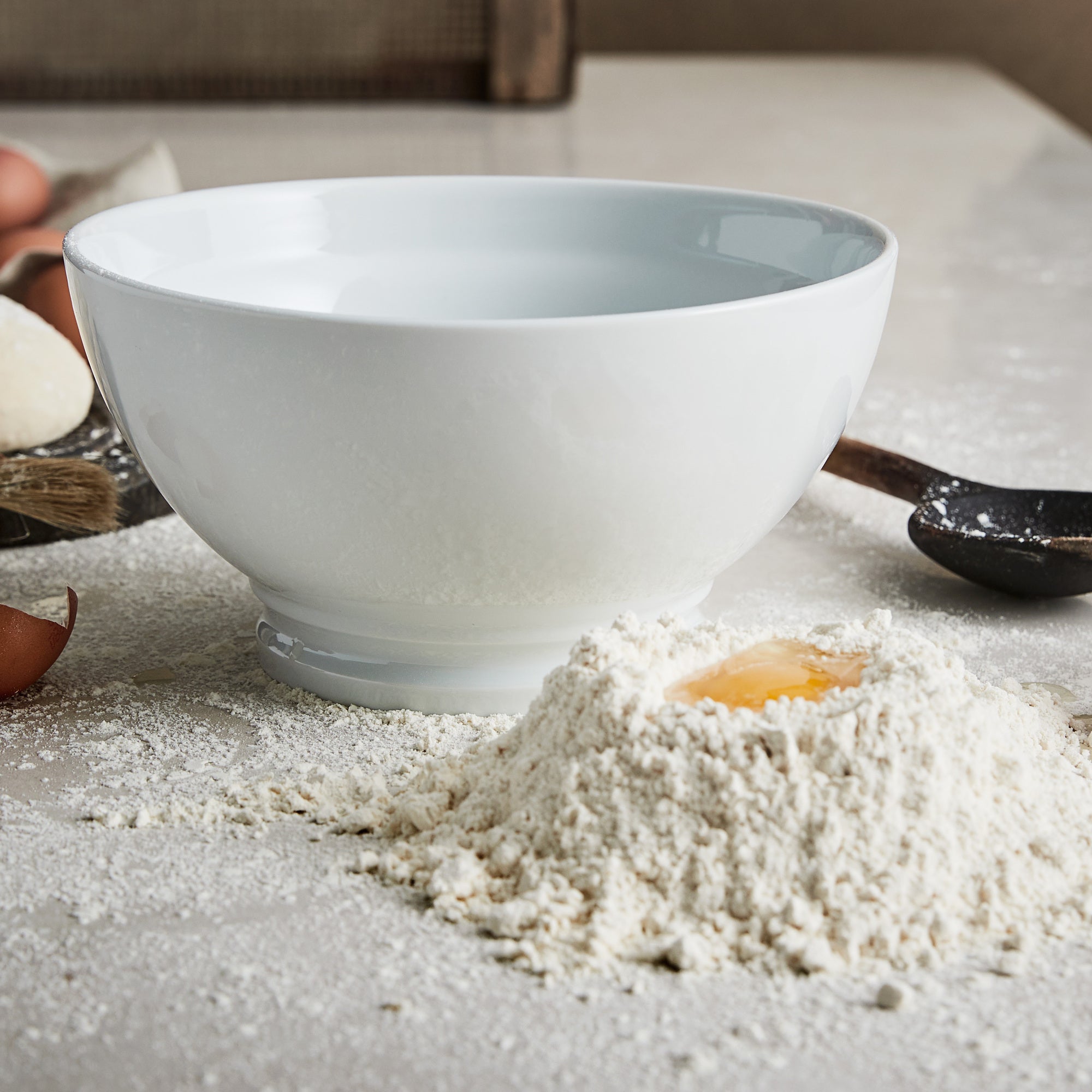 Aroma salad bowl 24 cm | White