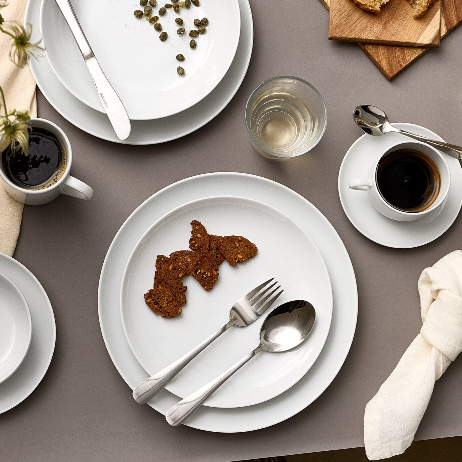 Atelier dinner plate 4 pcs. | Super White