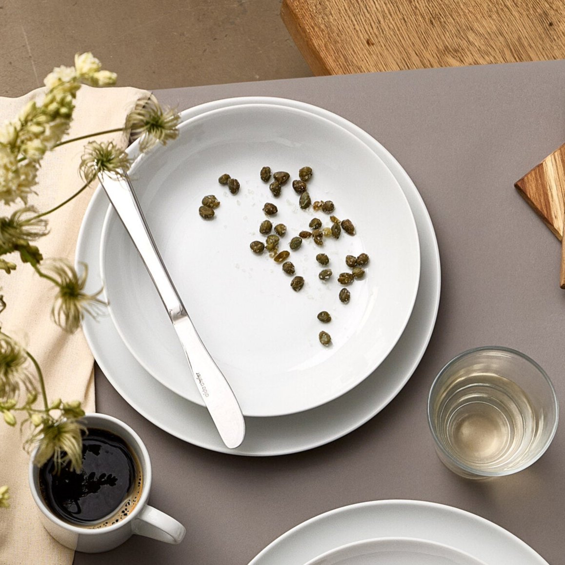 Atelier soup plate 4 pcs. | Super White