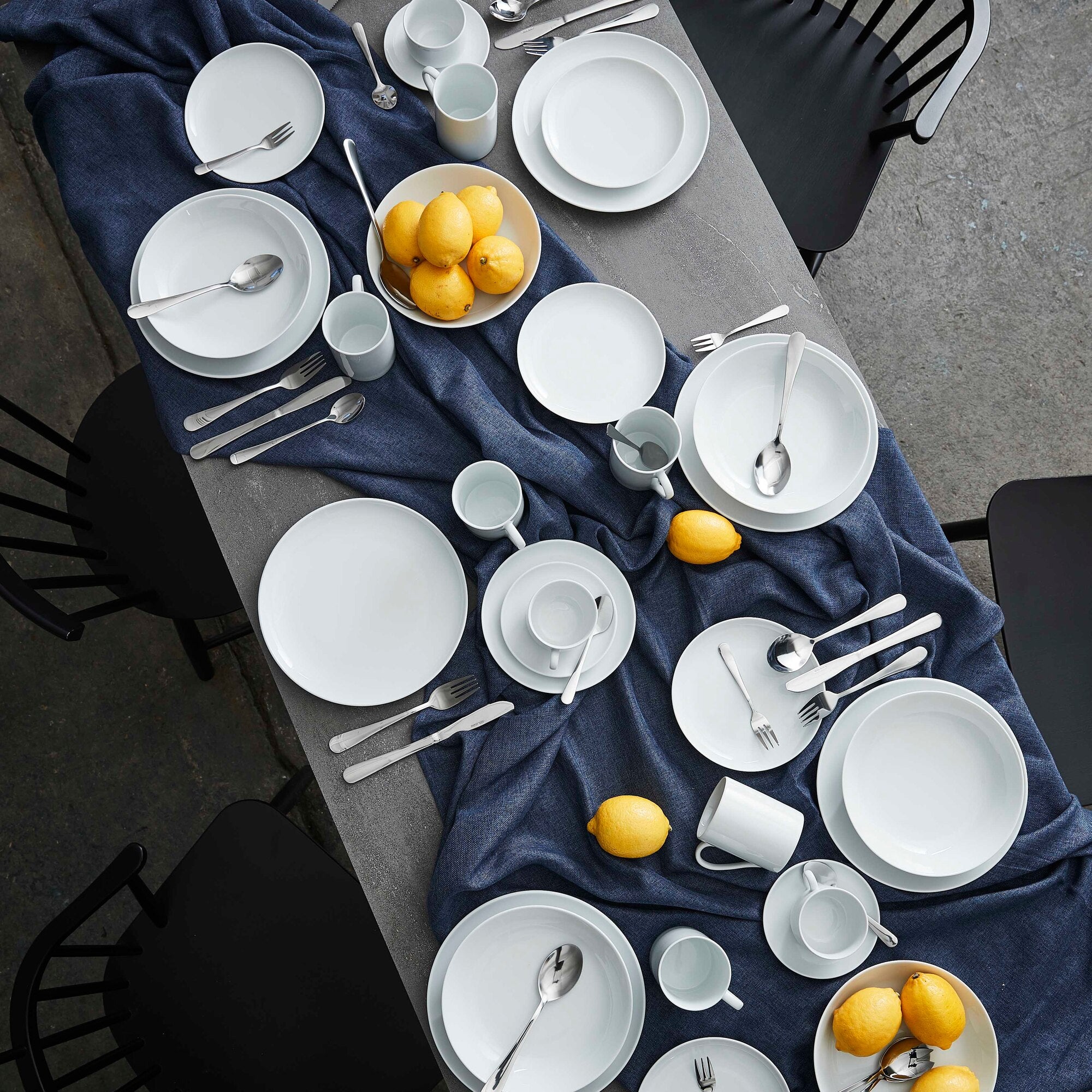 Atelier 16 piece tableware set | Super White