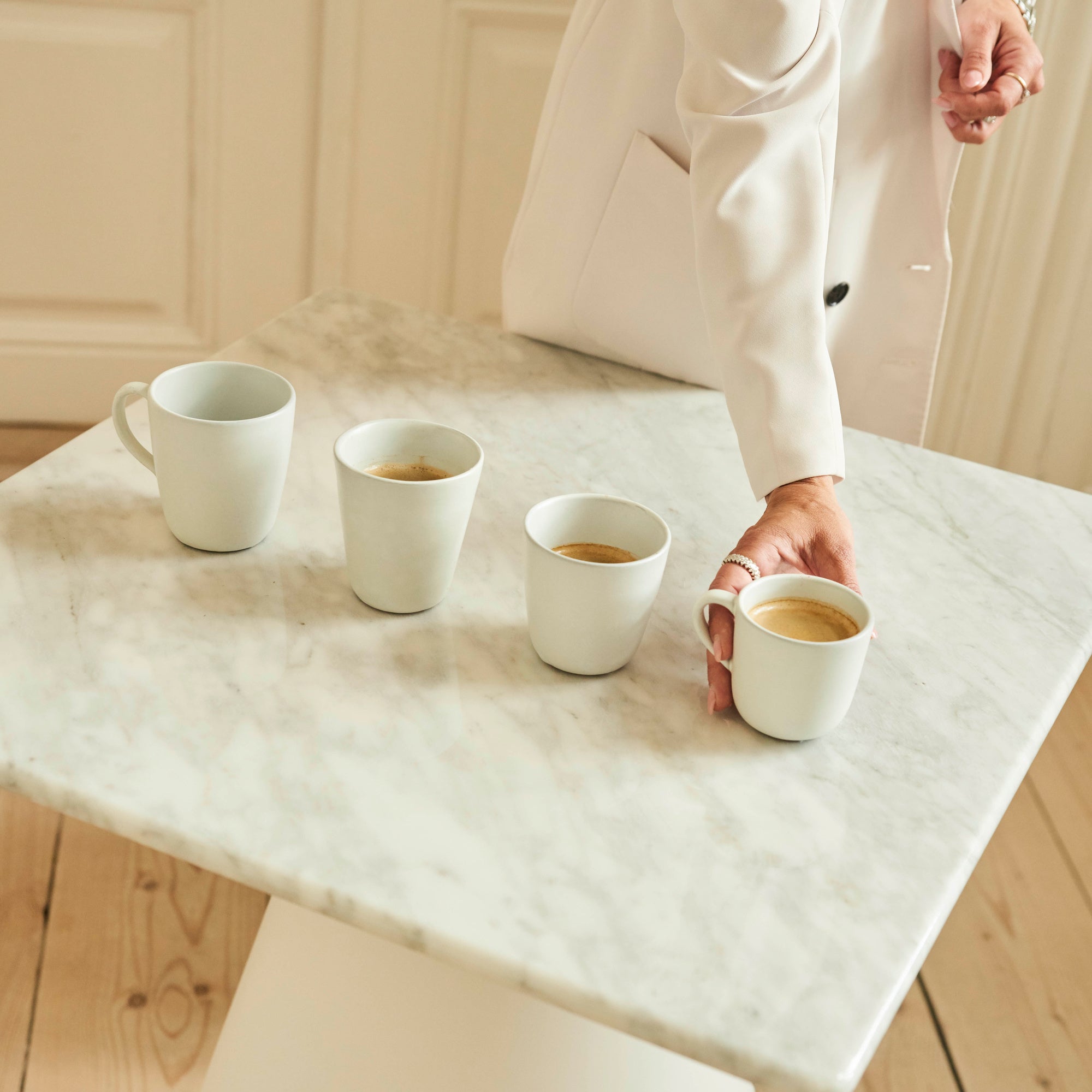 RAW coffee cup | Arctic White