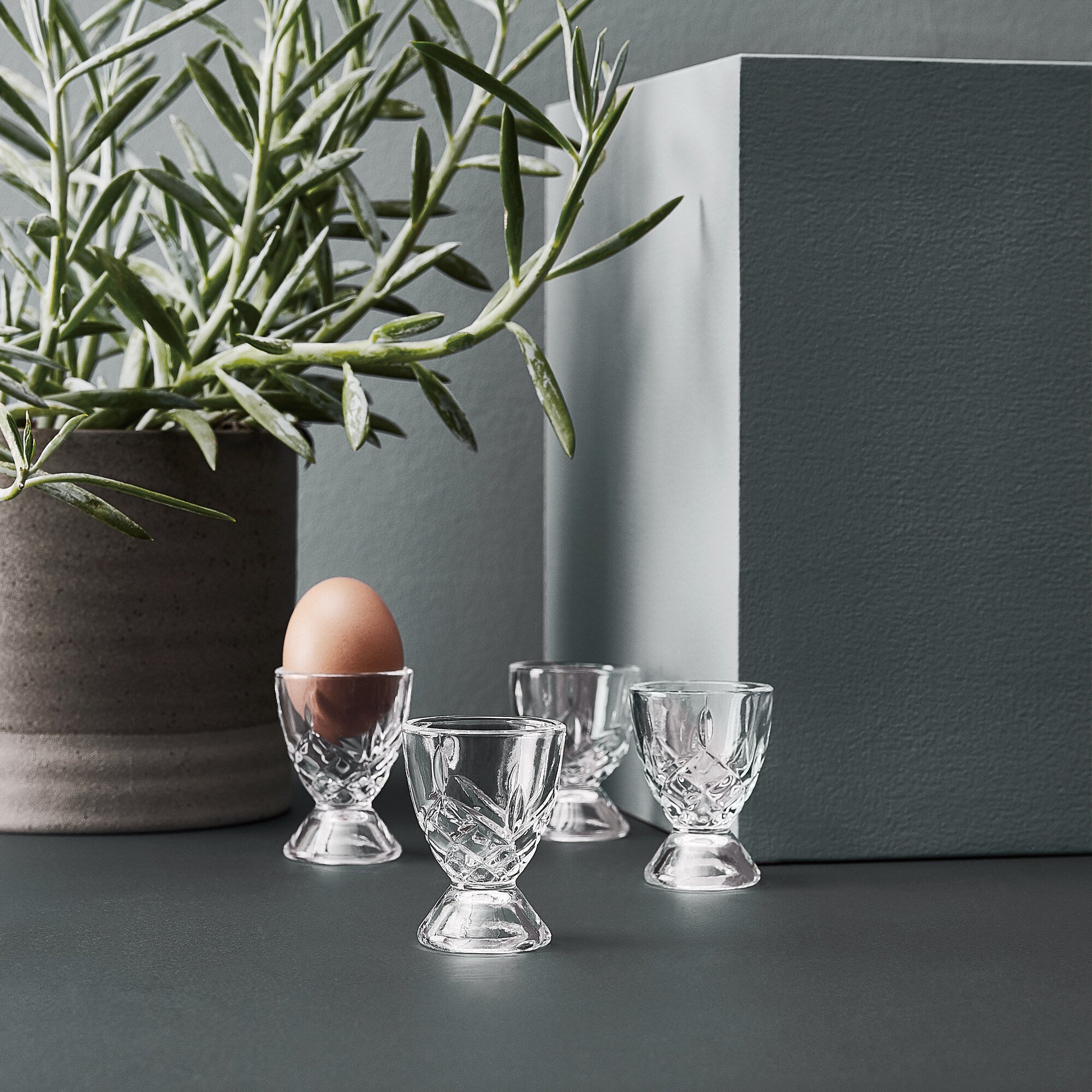 Harvey egg cup 4 pcs. | Clear