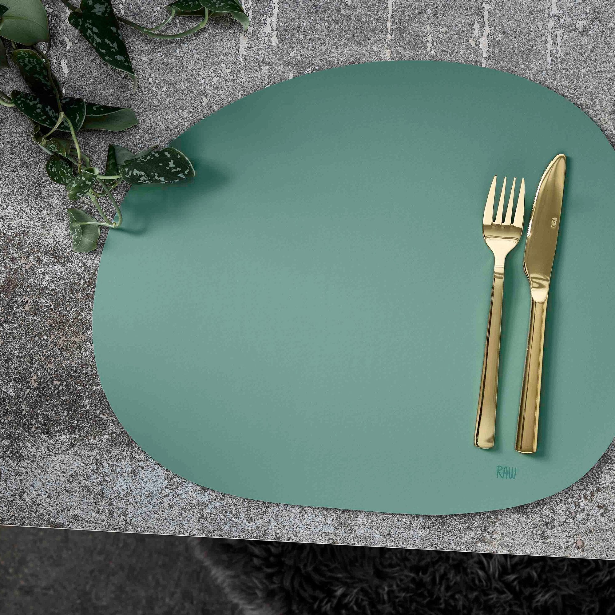 RAW Silicone placemat | Green