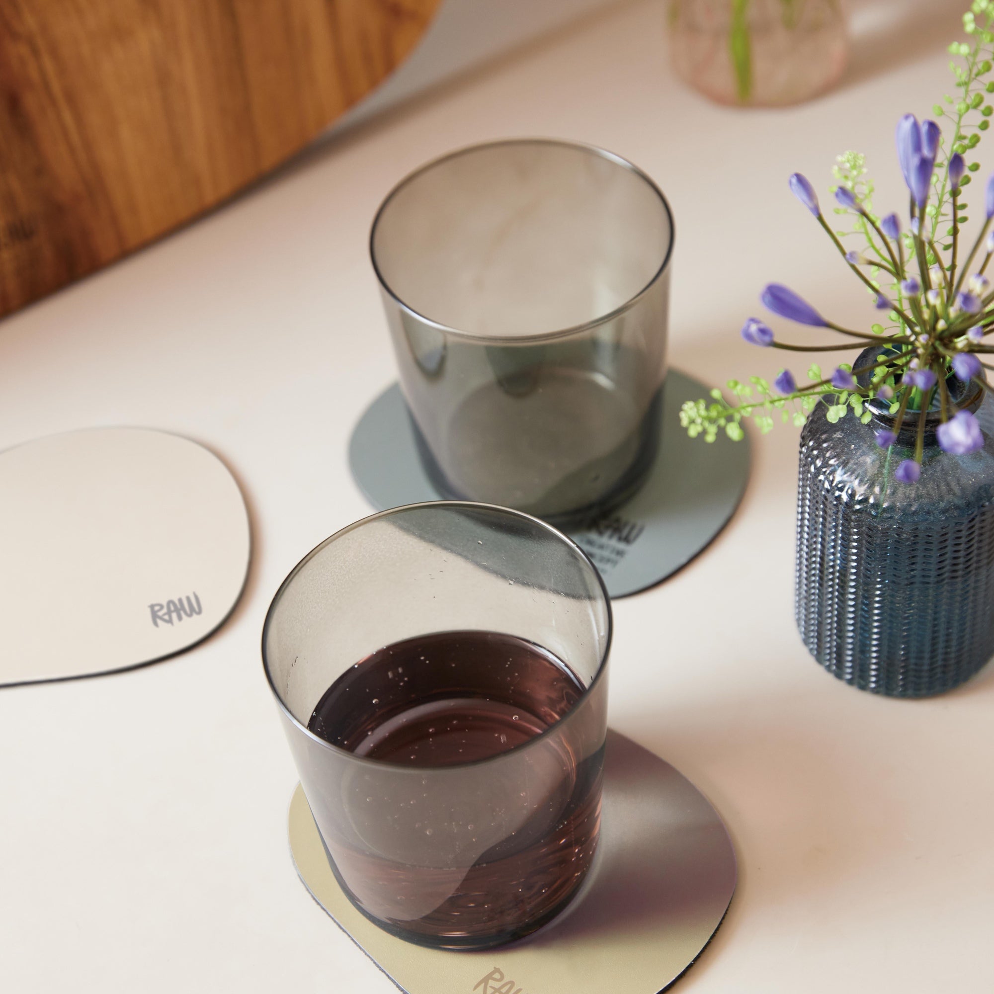 RAW Silicone coasters 6 pcs. | Sand