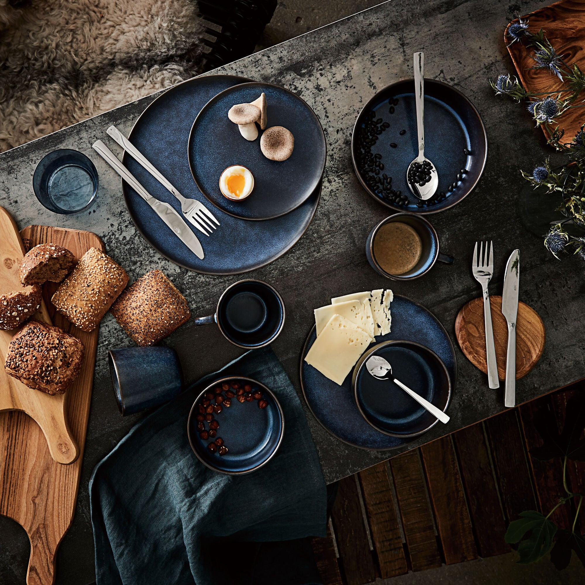 RAW dinner plate | Midnight Blue