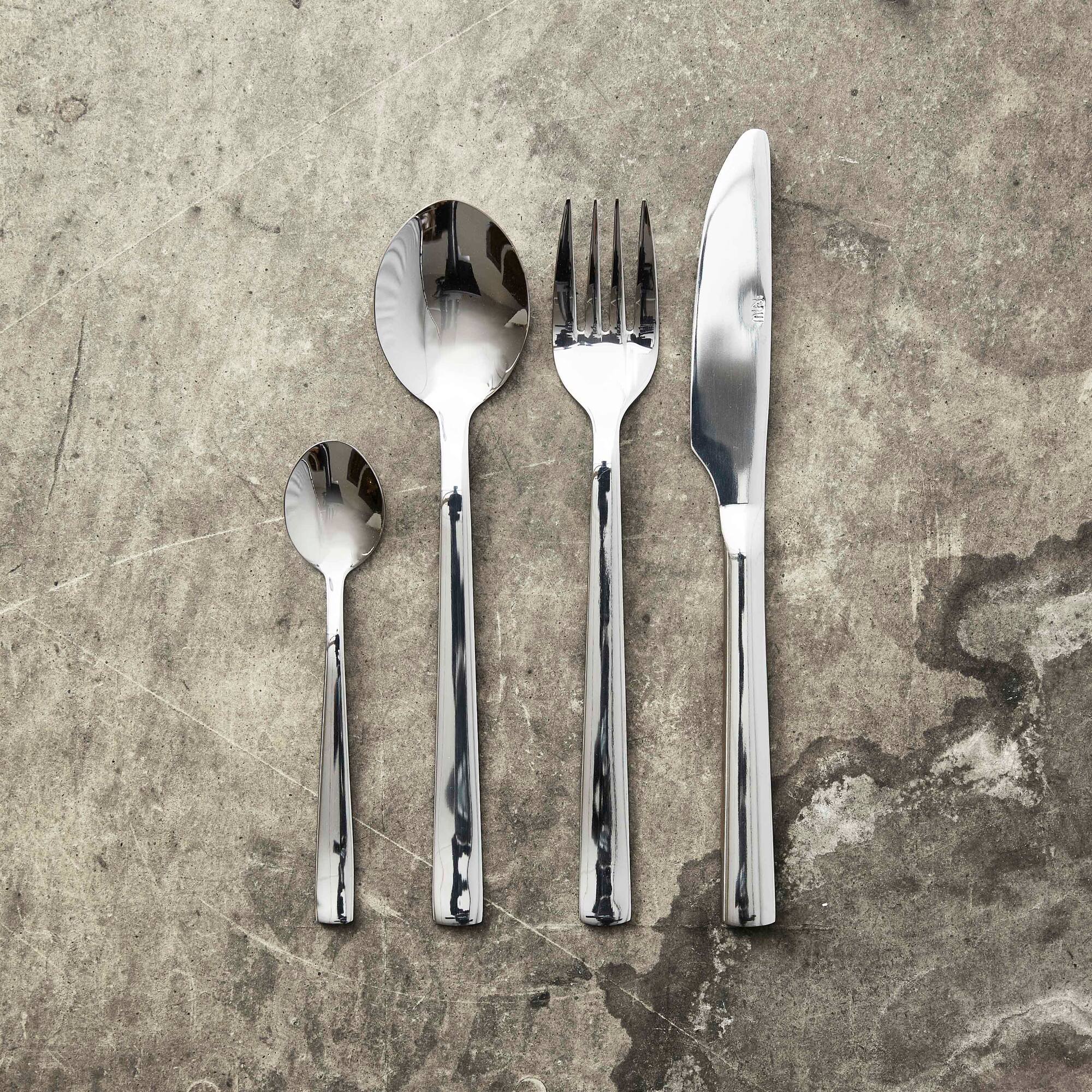 RAW cutlery set 24 pieces | Mirror Polish