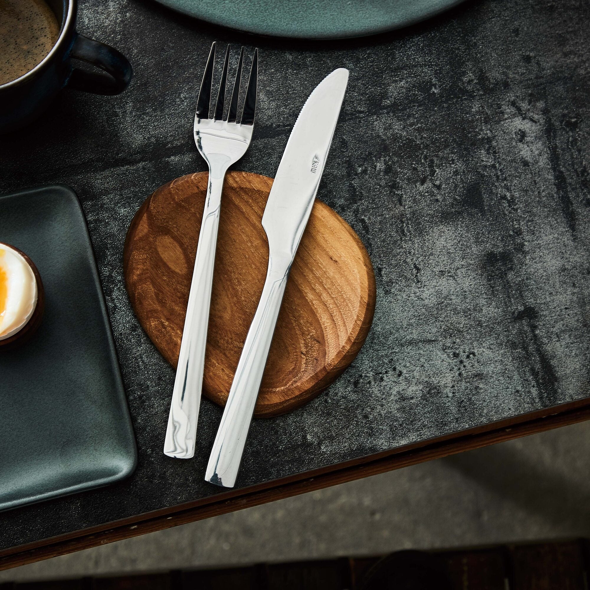 RAW 16 piece cutlery set | Mirror Polish